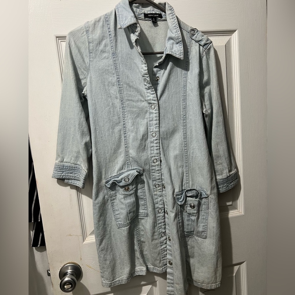 Women's Light Blue Denim Dress